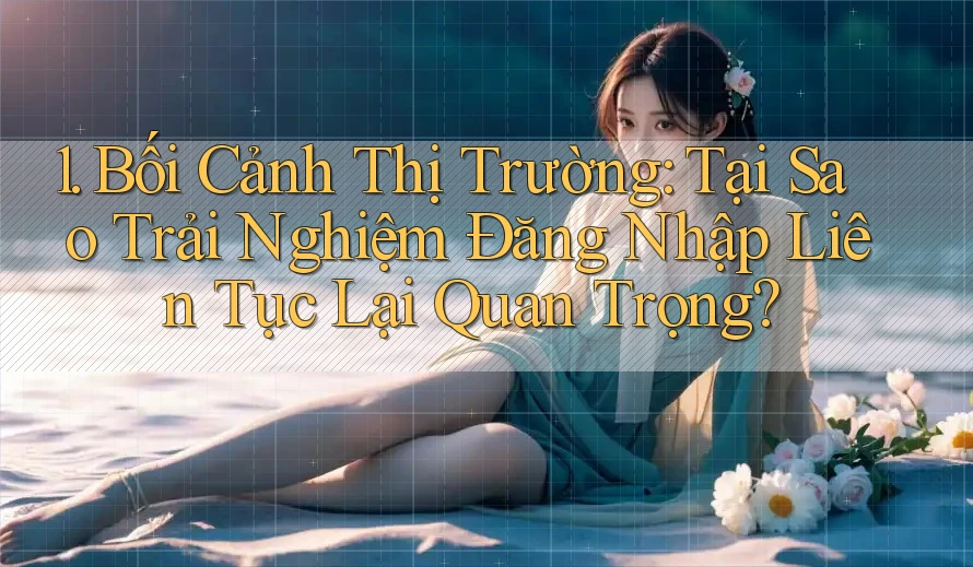 1. Bối Cảnh Thị Trường: Tại Sao Trải Nghiệm Đăng Nhập Liên Tục Lại Quan Trọng?