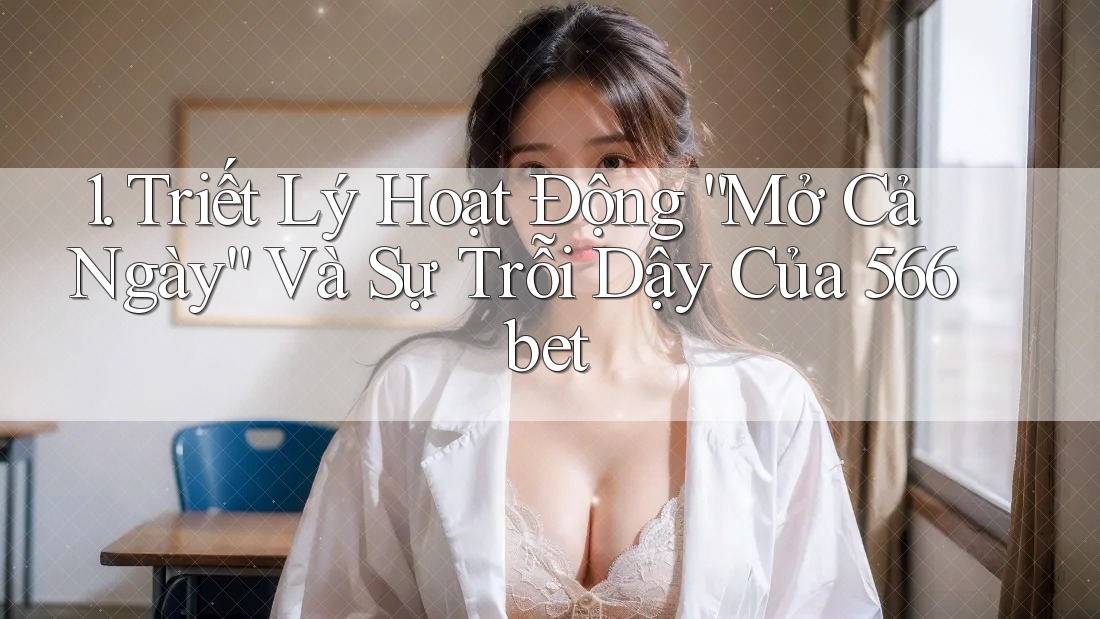 1. Triết Lý Hoạt Động “Mở Cả Ngày” Và Sự Trỗi Dậy Của 566bet 1. Triết Lý Hoạt Động “Mở Cả Ngày” Và Sự Trỗi Dậy Của 566bet