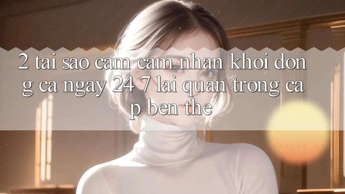 2. Tại Sao Cảm cảm nhận “Khởi động Cả Ngày” (24/7) Lại Quan Trọng Cập bến Thế? 2. Tại Sao Cảm cảm nhận “Khởi động Cả Ngày” (24/7) Lại Quan Trọng Cập bến Thế?