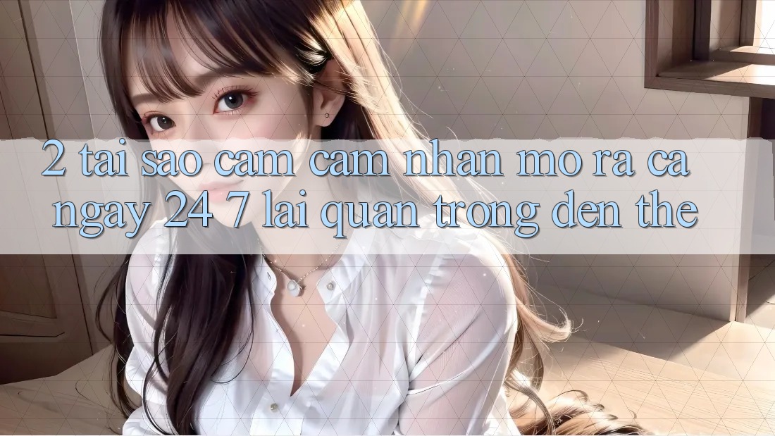2. Tại Sao Cảm cảm nhận “Mở ra Cả Ngày” (24/7) Lại Quan Trọng Đến Thế?