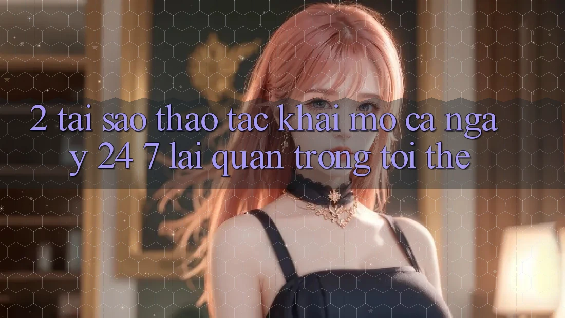 2. Tại Sao Thao tác “Khai mở Cả Ngày” (24/7) Lại Quan Trọng Tới Thế?