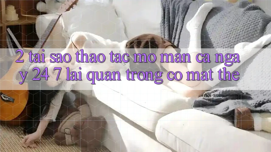 2. Tại Sao Thao tác “Mở màn Cả Ngày” (24/7) Lại Quan Trọng Có mặt Thế?