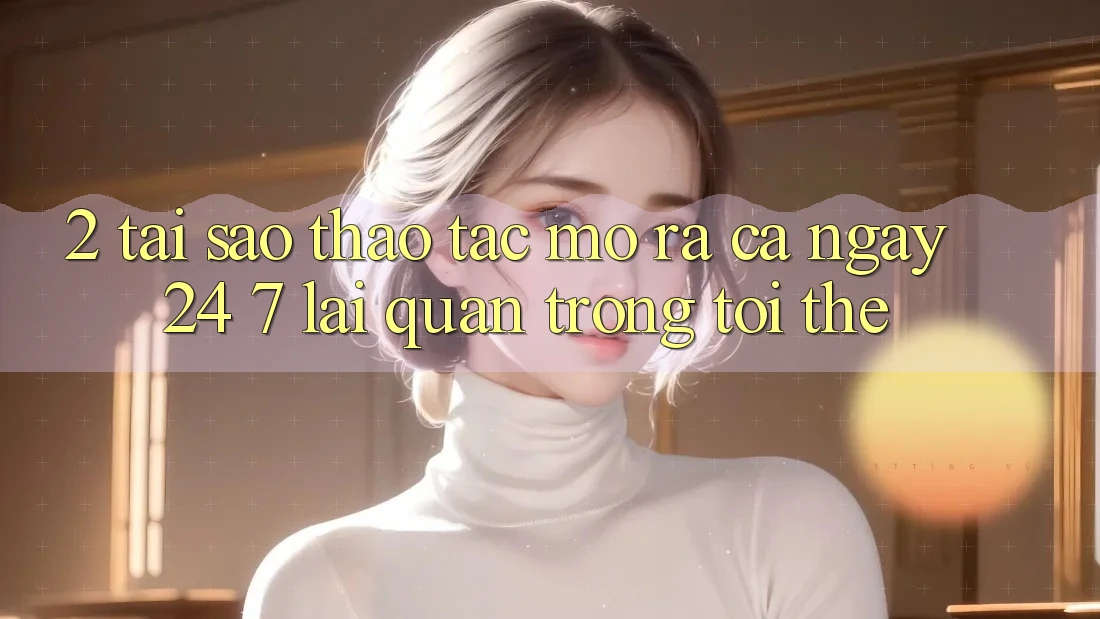 2. Tại Sao Thao tác “Mở ra Cả Ngày” (24/7) Lại Quan Trọng Tới Thế? 2. Tại Sao Thao tác “Mở ra Cả Ngày” (24/7) Lại Quan Trọng Tới Thế?