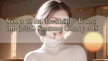 566bet có lừa đảo không để so sánh (2025) Samsung Galaxy A15