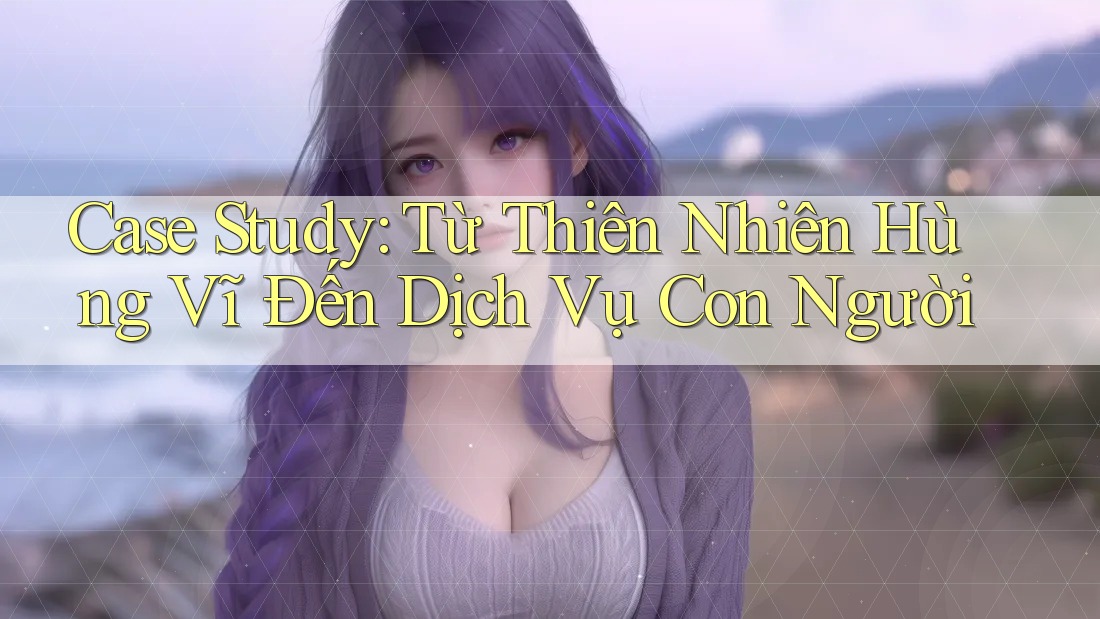 Case Study: Từ Thiên Nhiên Hùng Vĩ Đến Dịch Vụ Con Người Case Study: Từ Thiên Nhiên Hùng Vĩ Đến Dịch Vụ Con Người