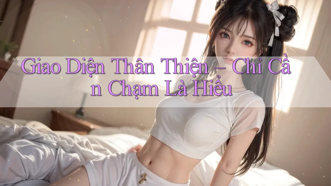 Giao Diện Thân Thiện – Chỉ Cần Chạm Là Hiểu Giao Diện Thân Thiện – Chỉ Cần Chạm Là Hiểu