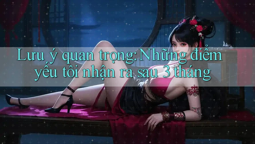 Lưu ý quan trọng: Những điểm yếu tôi nhận ra sau 3 tháng Lưu ý quan trọng: Những điểm yếu tôi nhận ra sau 3 tháng