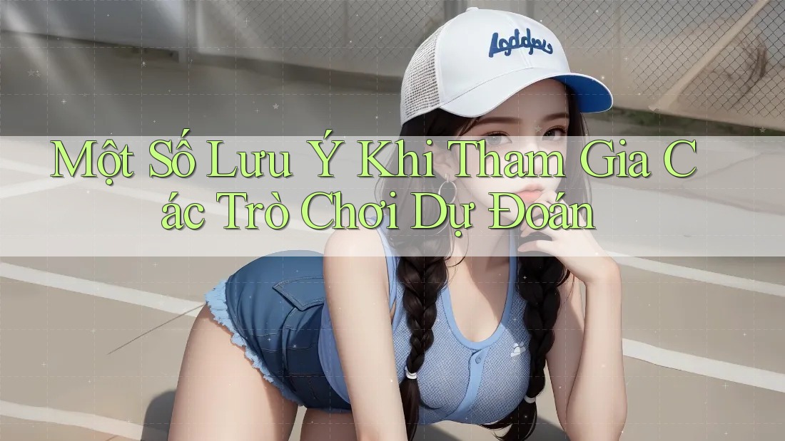 Một Số Lưu Ý Khi Tham Gia Các Trò Chơi Dự Đoán Một Số Lưu Ý Khi Tham Gia Các Trò Chơi Dự Đoán