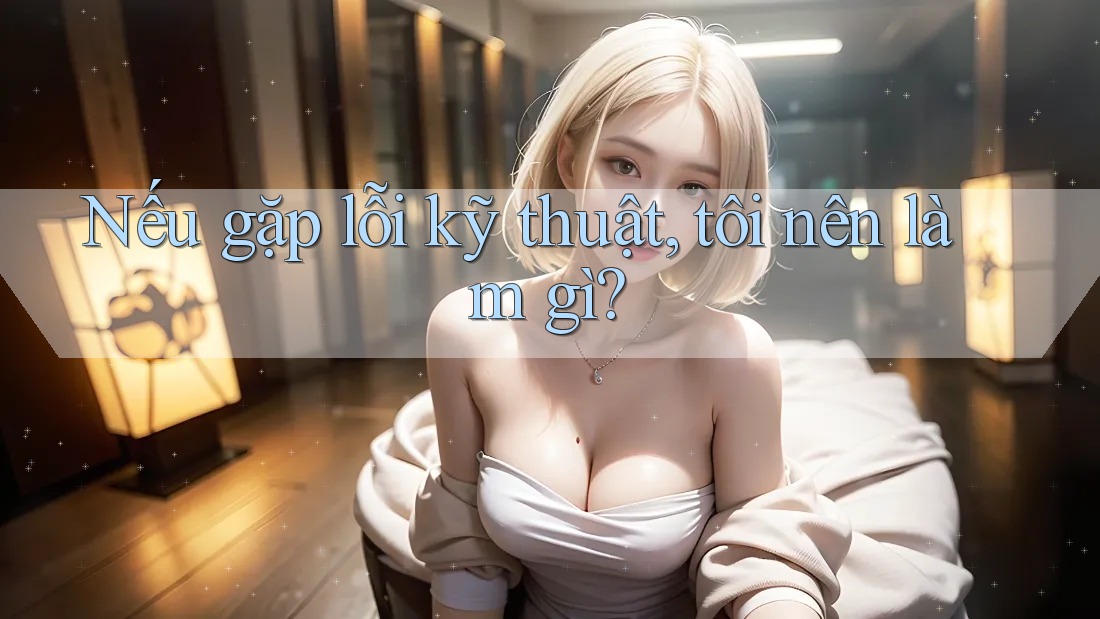 Nếu gặp lỗi kỹ thuật, tôi nên làm gì?