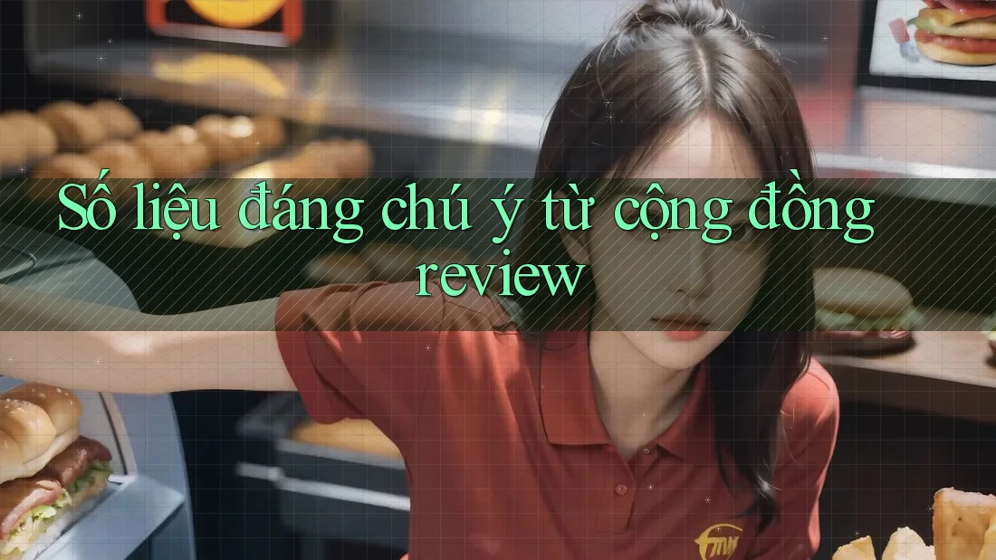 Số liệu đáng chú ý từ cộng đồng review Số liệu đáng chú ý từ cộng đồng review