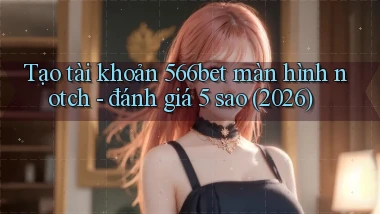 Tạo tài khoản 566bet màn hình notch   đánh giá 5 sao (2026)