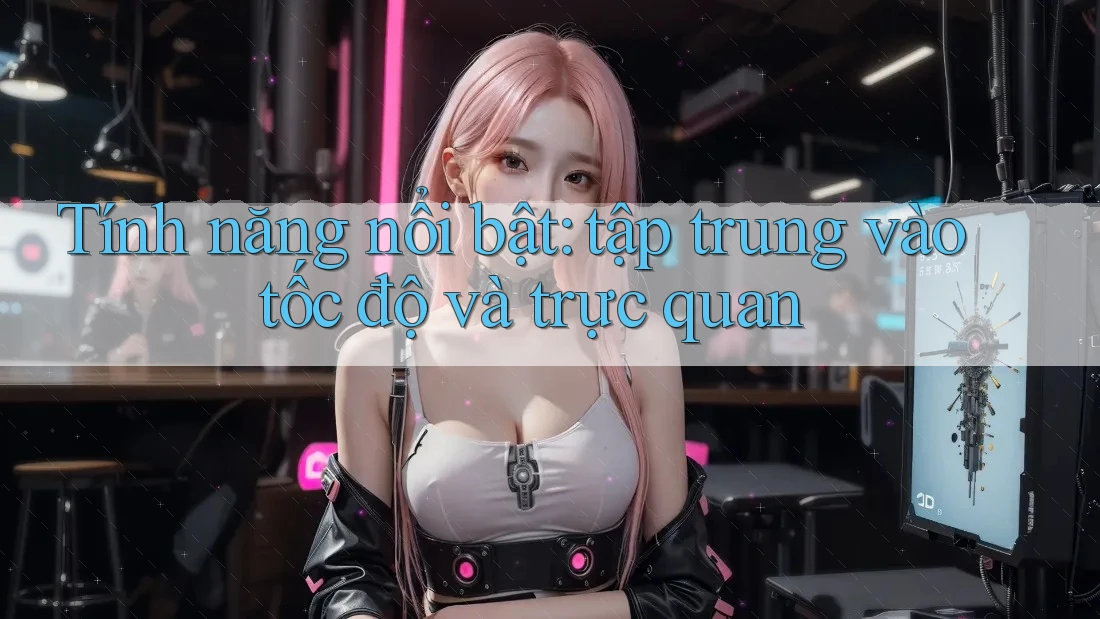 Tính năng nổi bật: tập trung vào tốc độ và trực quan