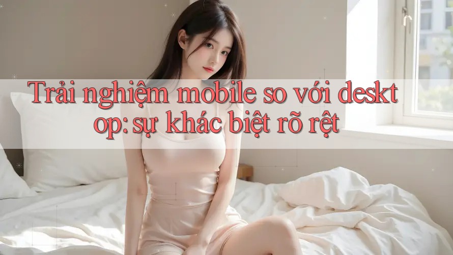 Trải nghiệm mobile so với desktop: sự khác biệt rõ rệt